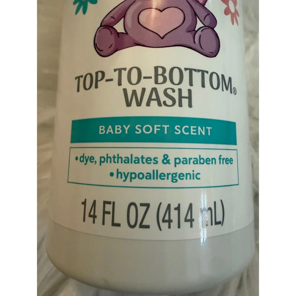 Baby Love by Personal Care Top-To-Bottom Wash 14oz Baby Soft Scent Cleanser